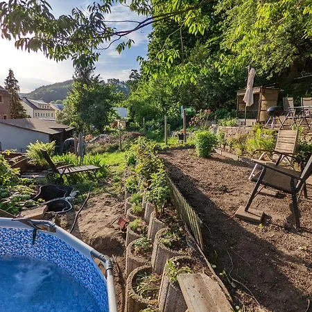 R1 - Urlaubsmagie - Bad Schandau Fusslaeufig, Garten Appartement Rathmannsdorf