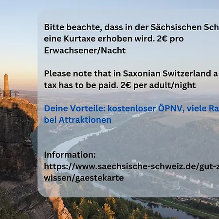 R1 - Urlaubsmagie - Bad Schandau Fusslaeufig, Garten *